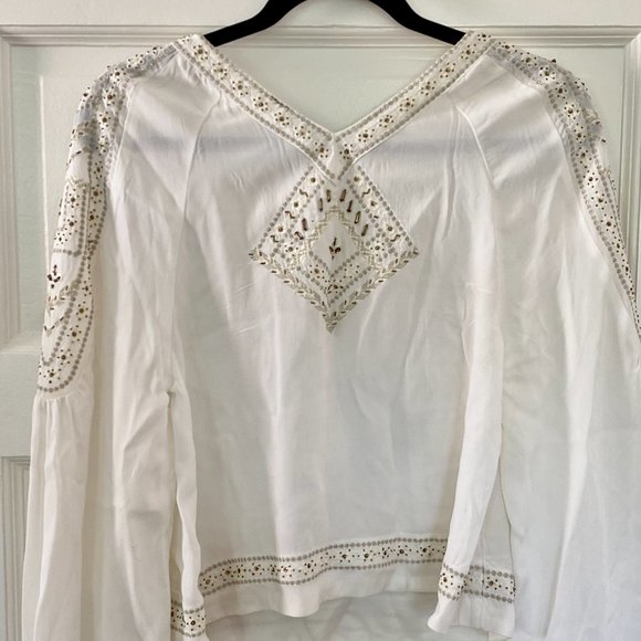 SAHU || BEADED HIPPIE BLOUSE - Picture 6 of 7